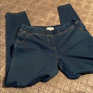 Kim Rogers skinny jeggings (M) EUC!